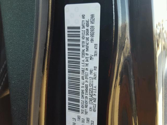 1C4BJWEG2DL521112 - 2013 JEEP WRANGLER U BLACK photo 10