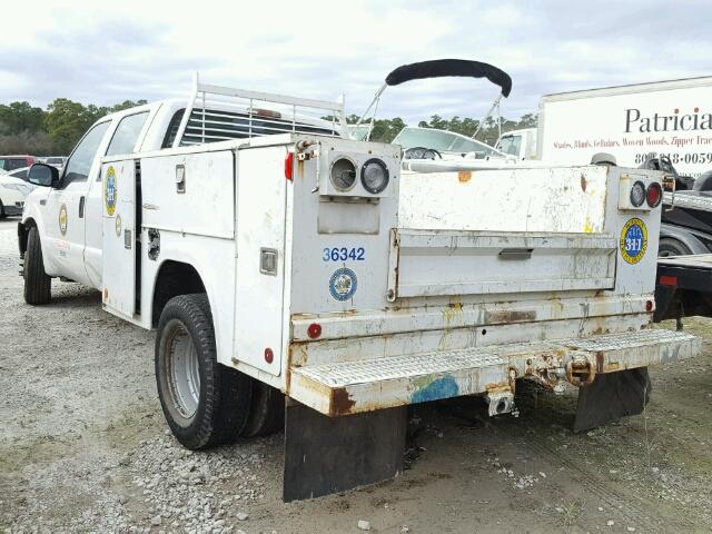 1FTWW32Y97EA95961 - 2007 FORD F350 SUPER WHITE photo 3