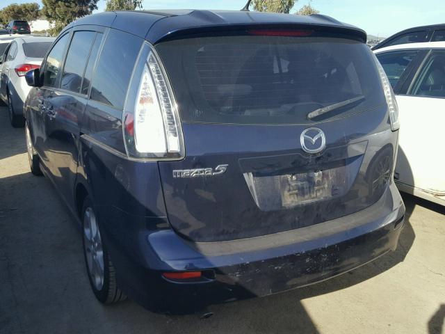 JM1CR2WL0A0376201 - 2010 MAZDA 5 BLUE photo 3