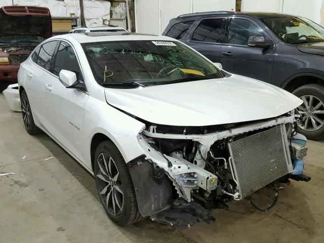 1G1ZE5ST6HF164609 - 2017 CHEVROLET MALIBU LT WHITE photo 1