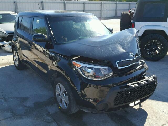 KNDJN2A20F7119328 - 2015 KIA SOUL BLACK photo 1