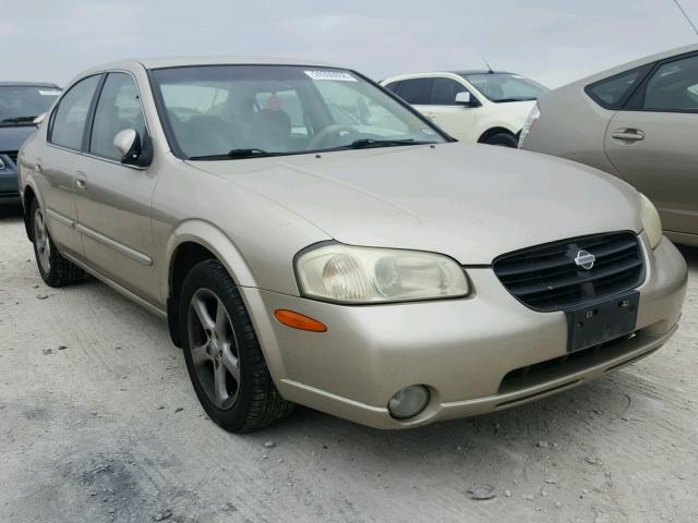 JN1CA31DX1T614926 - 2001 NISSAN MAXIMA GXE GOLD photo 1