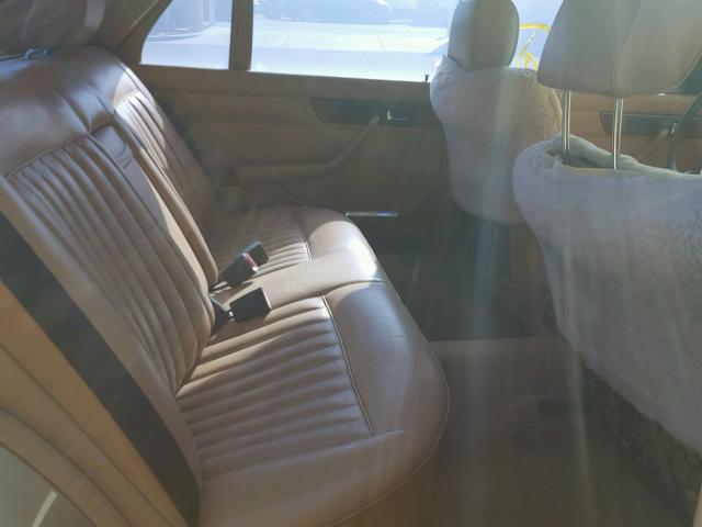 WDBCA37D8FA184951 - 1985 MERCEDES-BENZ 500 SEL GOLD photo 6