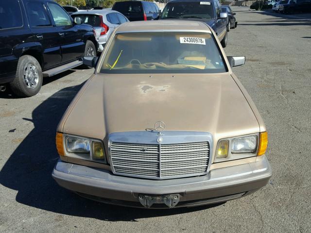 WDBCA37D8FA184951 - 1985 MERCEDES-BENZ 500 SEL GOLD photo 9