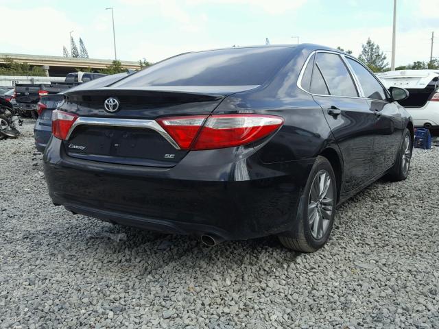 4T1BF1FK1FU007560 - 2015 TOYOTA CAMRY LE BLACK photo 4