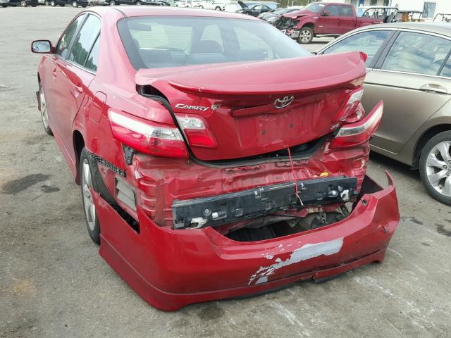 4T1BE46K57U097446 - 2007 TOYOTA CAMRY NEW RED photo 9