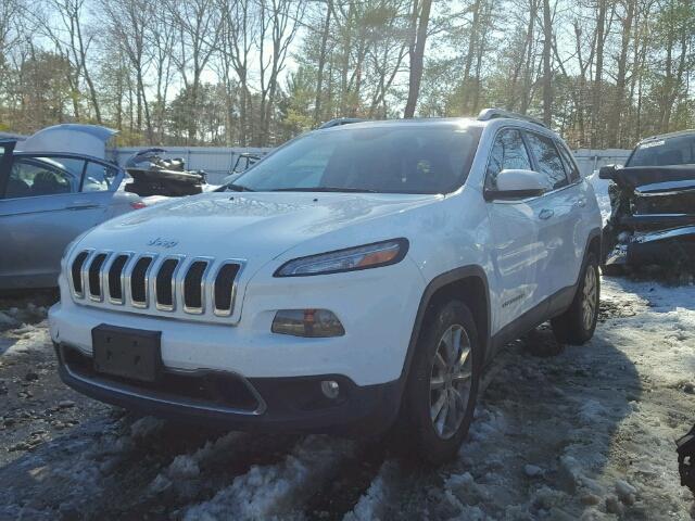 1C4PJMDB7EW300508 - 2014 JEEP CHEROKEE L WHITE photo 2