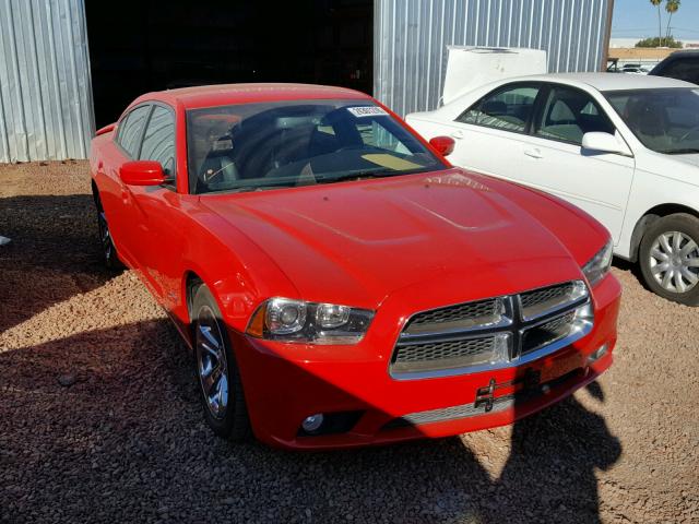 2C3CDXCT1EH258700 - 2014 DODGE CHARGER R/ RED photo 1