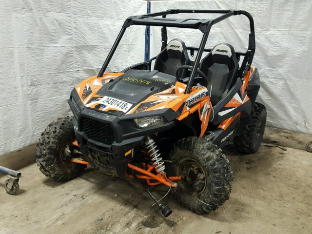 3NSVBE991HH007568 - 2017 POLARIS RZR S 1000 ORANGE photo 2