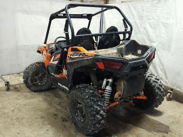 3NSVBE991HH007568 - 2017 POLARIS RZR S 1000 ORANGE photo 3