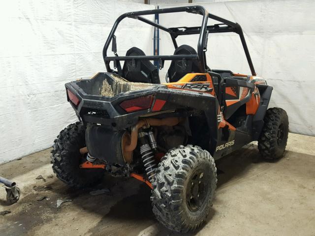 3NSVBE991HH007568 - 2017 POLARIS RZR S 1000 ORANGE photo 4