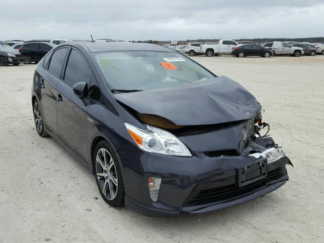 JTDKN3DU1D1619862 - 2013 TOYOTA PRIUS GRAY photo 1