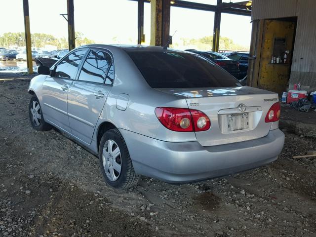 1NXBR30E06Z652500 - 2006 TOYOTA COROLLA CE SILVER photo 3