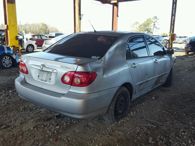 1NXBR30E06Z652500 - 2006 TOYOTA COROLLA CE SILVER photo 4