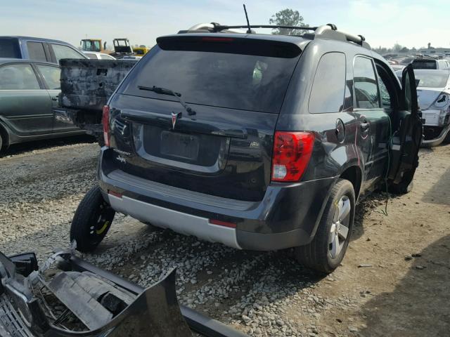 2CKDL33F186344345 - 2008 PONTIAC TORRENT BLACK photo 4