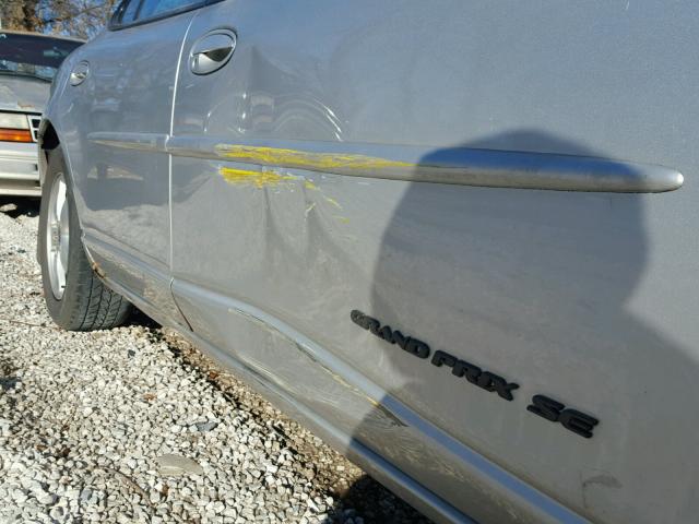 1G2WK52J11F263270 - 2001 PONTIAC GRAND PRIX Gümüş foto 9