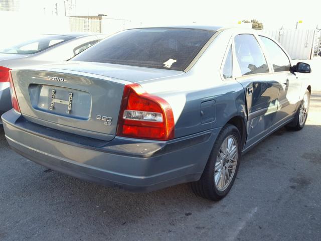 YV1TS94D711173495 - 2001 VOLVO S80 BLUE photo 4