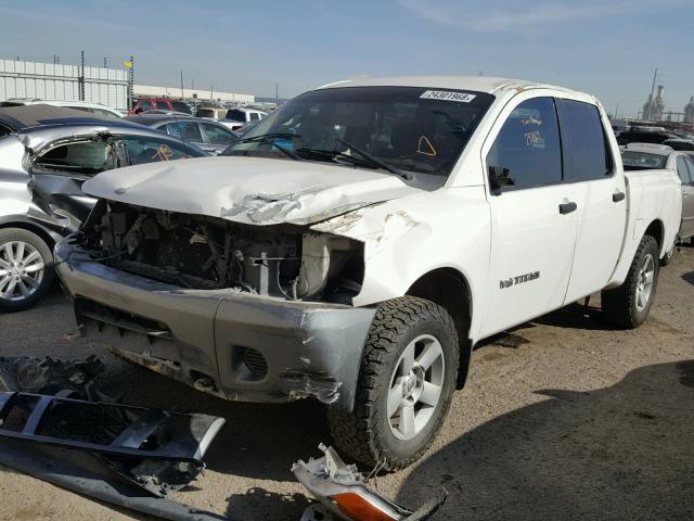 1N6AA07DX8N309433 - 2008 NISSAN TITAN XE WHITE photo 2