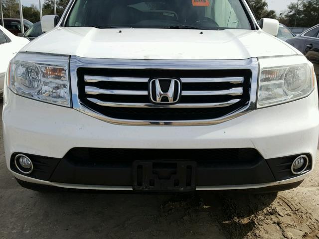 5FNYF4H50CB049360 - 2012 HONDA PILOT EXL WHITE photo 9