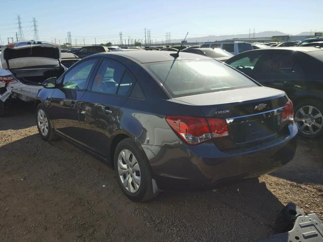 1G1PA5SH7E7159374 - 2014 CHEVROLET CRUZE LS CHARCOAL photo 3