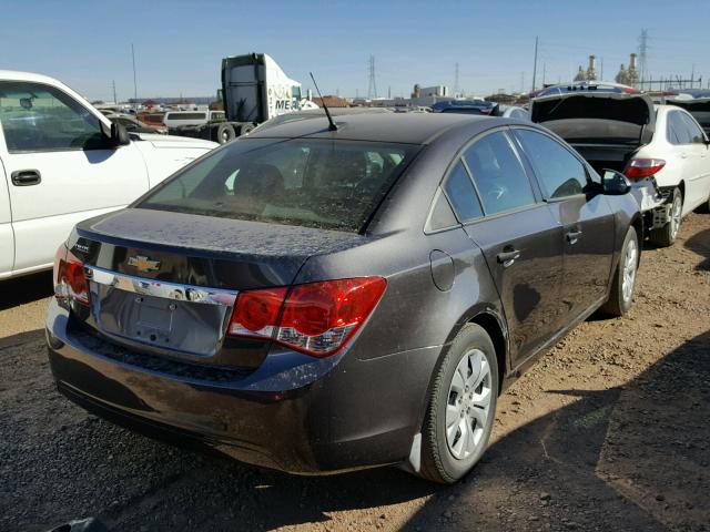 1G1PA5SH7E7159374 - 2014 CHEVROLET CRUZE LS CHARCOAL photo 4