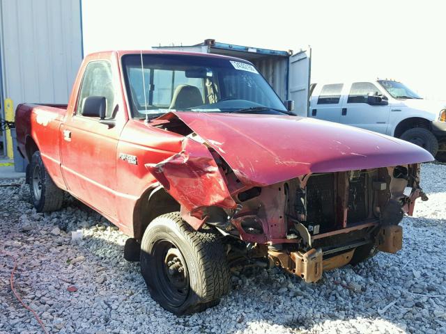 1FTCR10A7STA64202 - 1995 FORD RANGER RED photo 1