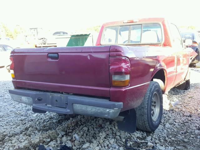 1FTCR10A7STA64202 - 1995 FORD RANGER RED photo 4