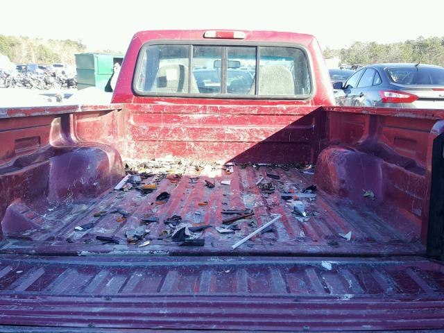 1FTCR10A7STA64202 - 1995 FORD RANGER RED photo 6