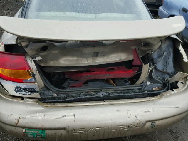 1G8ZE1282VZ379601 - 1997 SATURN SC1 GOLD photo 9