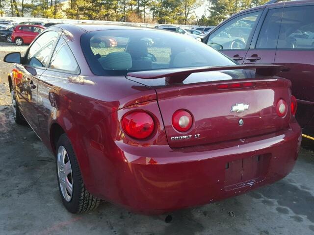 1G1AL15FX77289333 - 2007 CHEVROLET COBALT LT BURGUNDY photo 3