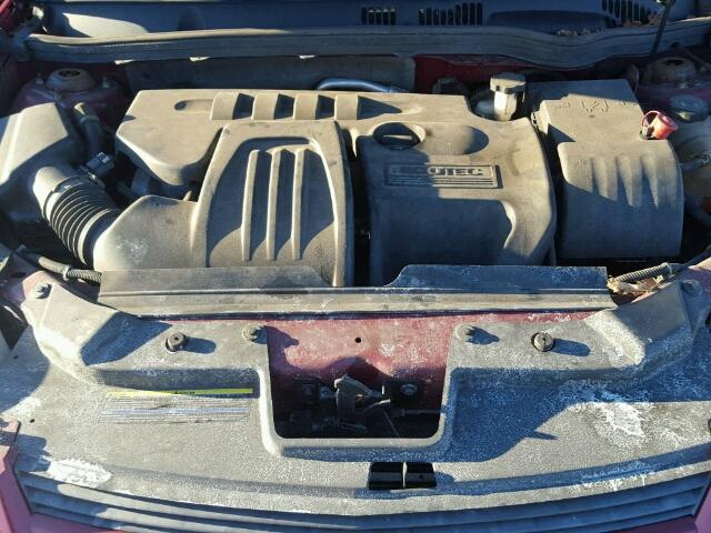 1G1AL15FX77289333 - 2007 CHEVROLET COBALT LT BURGUNDY photo 7