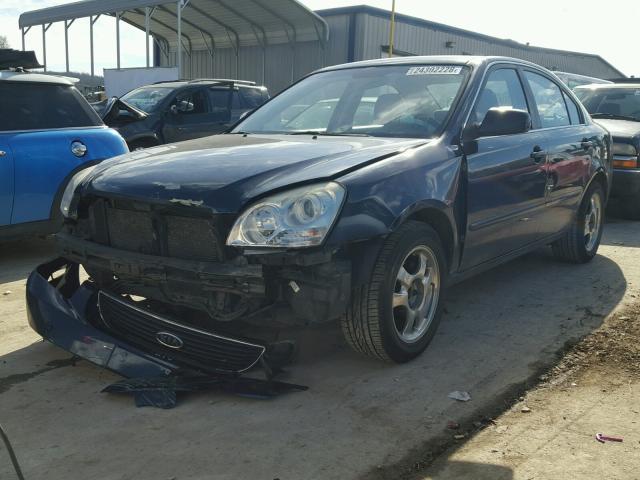 KNAGE123485238457 - 2008 KIA OPTIMA LX BLUE photo 2