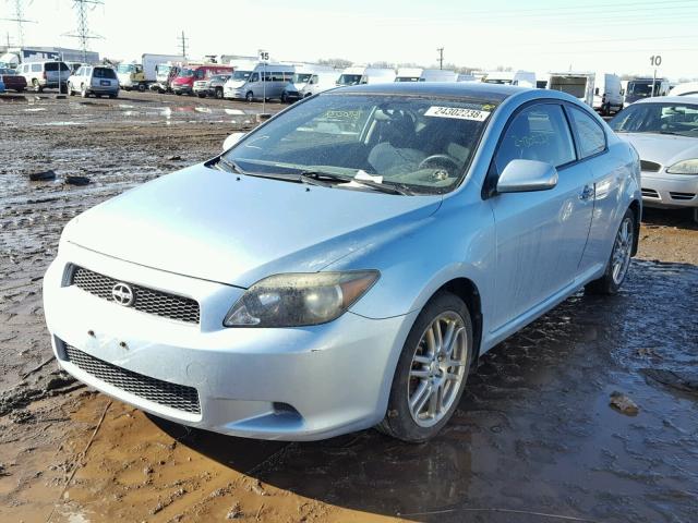 JTKDE177470210518 - 2007 TOYOTA SCION TC BLUE photo 2