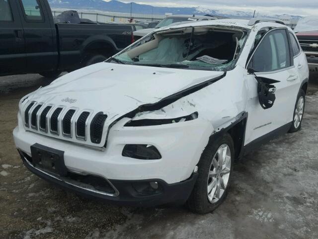 1C4PJMDB6GW348259 - 2016 JEEP CHEROKEE L WHITE photo 2