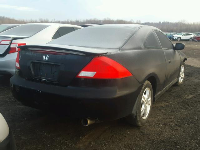 1HGCM72766A023436 - 2006 HONDA ACCORD EX BLACK photo 4