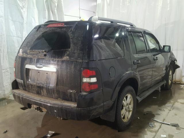 1FMEU73E18UB24188 - 2008 FORD EXPLORER X BLACK photo 4