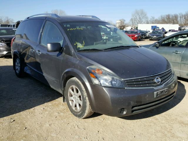 5N1BV28U19N101265 - 2009 NISSAN QUEST S GRAY photo 1