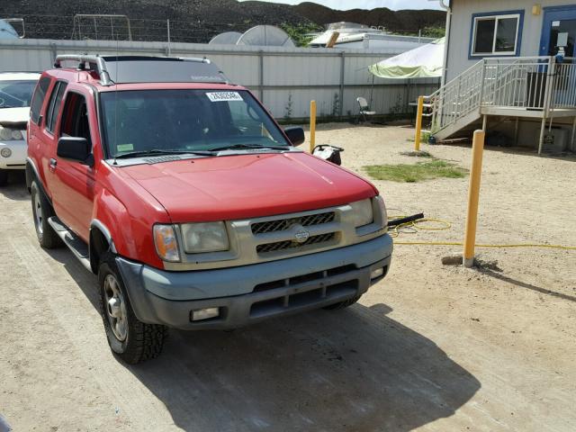 5N1ED28Y2YC521906 - 2000 NISSAN XTERRA XE RED photo 1