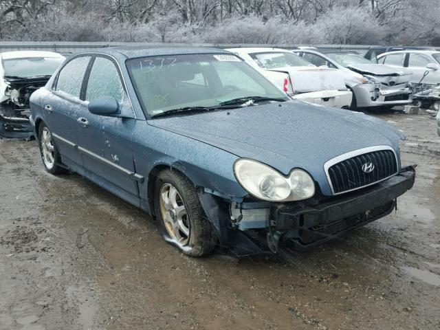 KMHWF35H75A172998 - 2005 HYUNDAI SONATA GLS BLUE photo 1