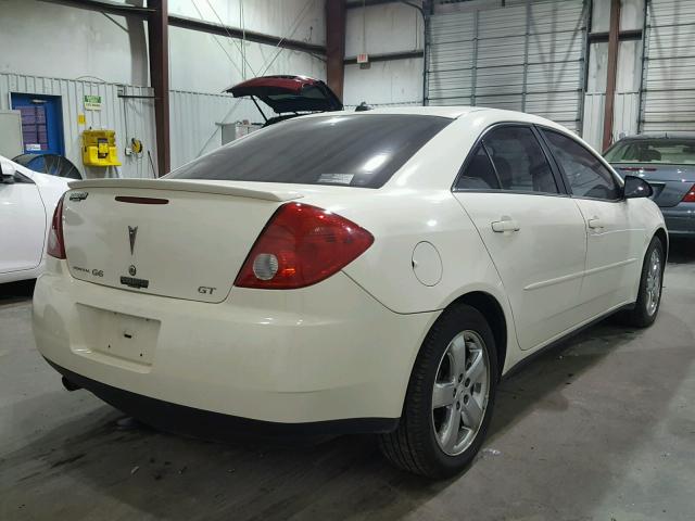 1G2ZH528054143843 - 2005 PONTIAC G6 GT WHITE photo 4