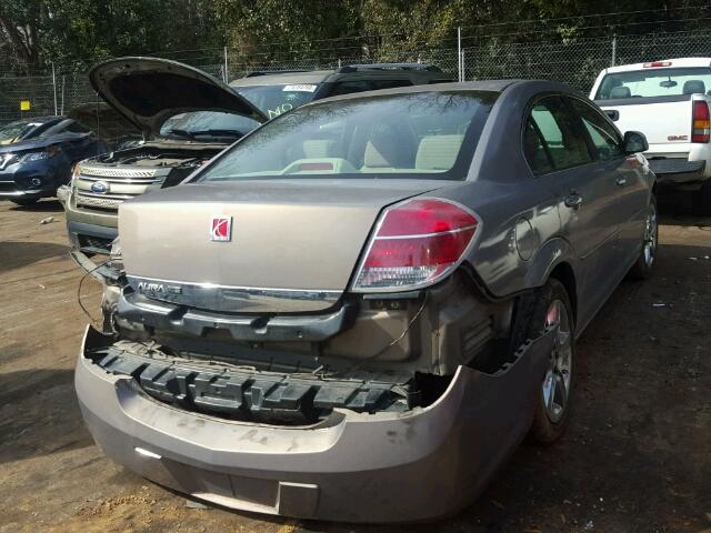 1G8ZS57N17F225254 - 2007 SATURN AURA XE TAN photo 4