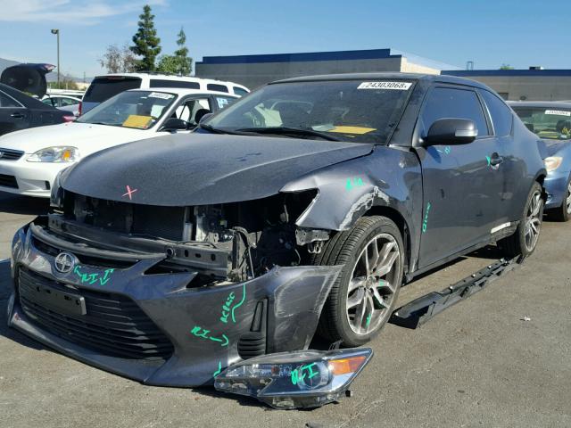 JTKJF5C75FJ011502 - 2015 TOYOTA SCION TC 石墨色 照片 2