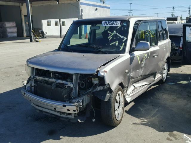 JTLKT324164060571 - 2006 TOYOTA SCION XB SILVER photo 2