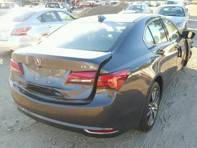 19UUB2F50GA010852 - 2016 ACURA TLX TECH GRAY photo 4