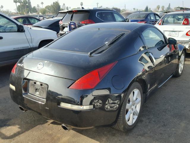 JN1AZ34D65M607824 - 2005 NISSAN 350Z COUPE BLACK photo 4