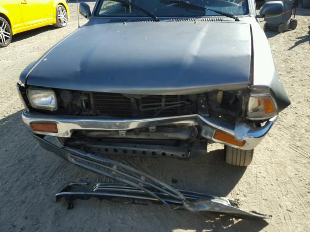 JT4RN93PXM5036602 - 1991 TOYOTA PICKUP 1/2 GRAY photo 9