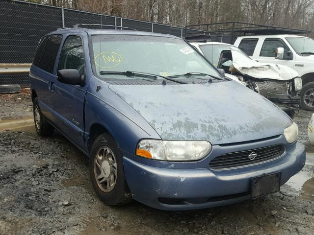 4N2XN11T5YD817187 - 2000 NISSAN QUEST SE BLUE photo 1