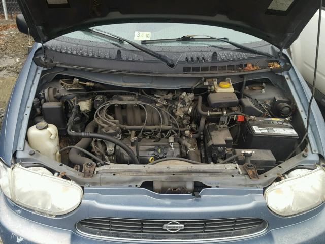 4N2XN11T5YD817187 - 2000 NISSAN QUEST SE BLUE photo 7