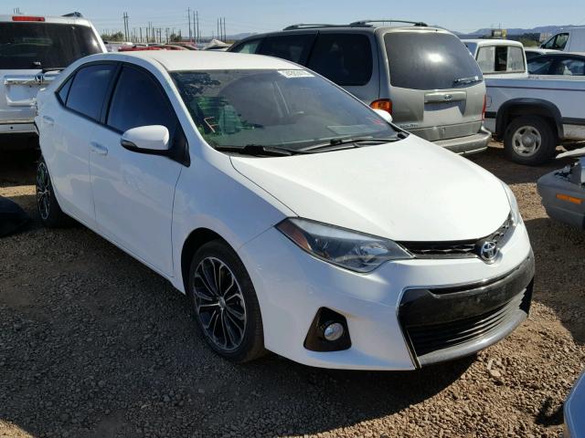 5YFBURHE5EP151303 - 2014 TOYOTA COROLLA L WHITE photo 1