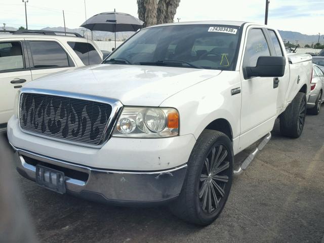 1FTPX12547KB42259 - 2007 FORD F150 WHITE photo 2